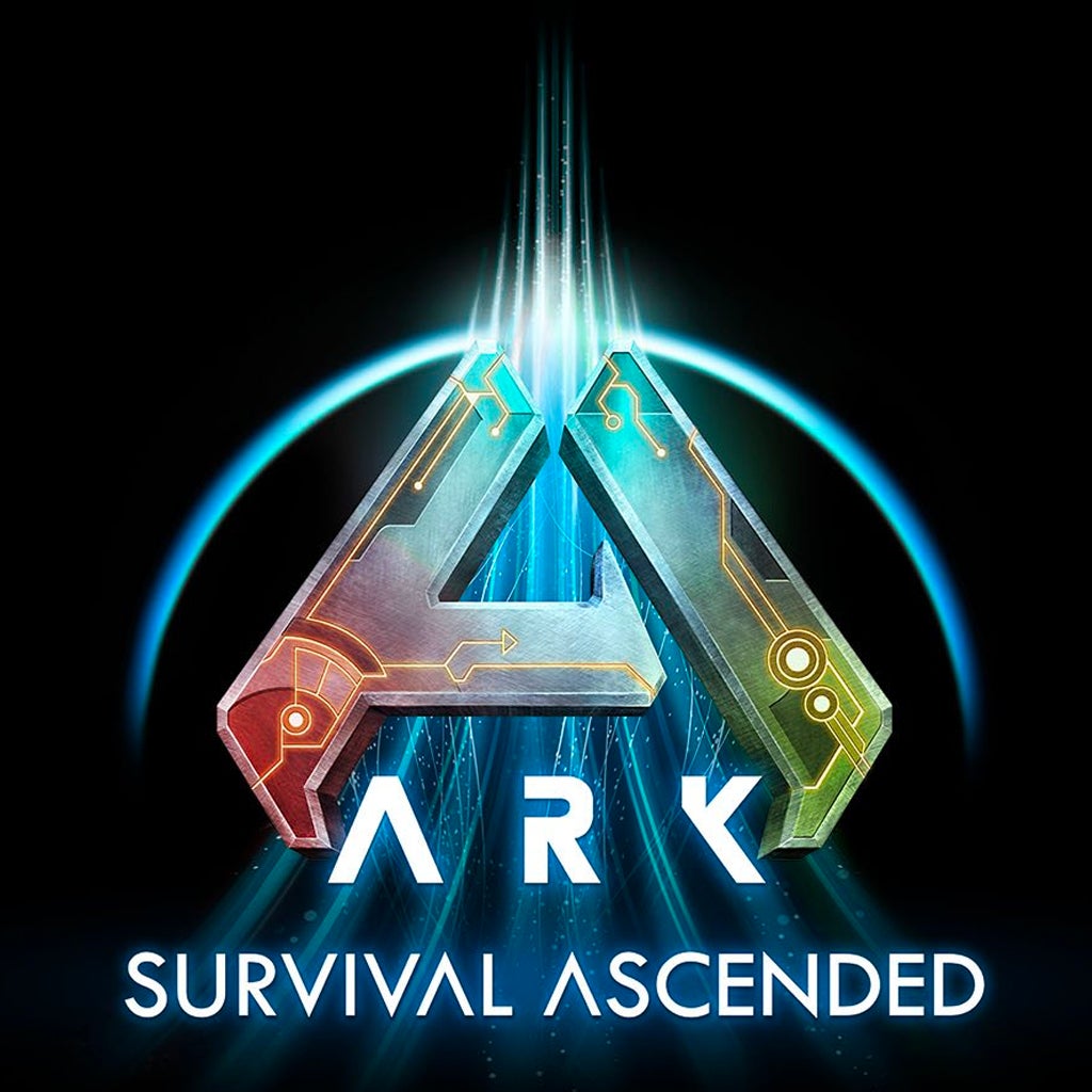 ARK: Survival Ascended — official-style key art and gameplay scene