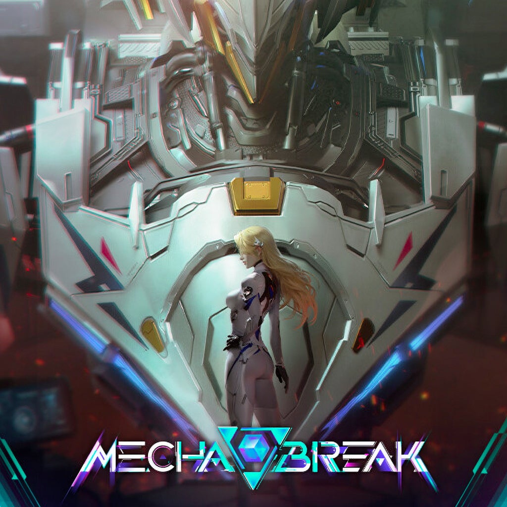 Mecha BREAK — official-style key art and gameplay scene