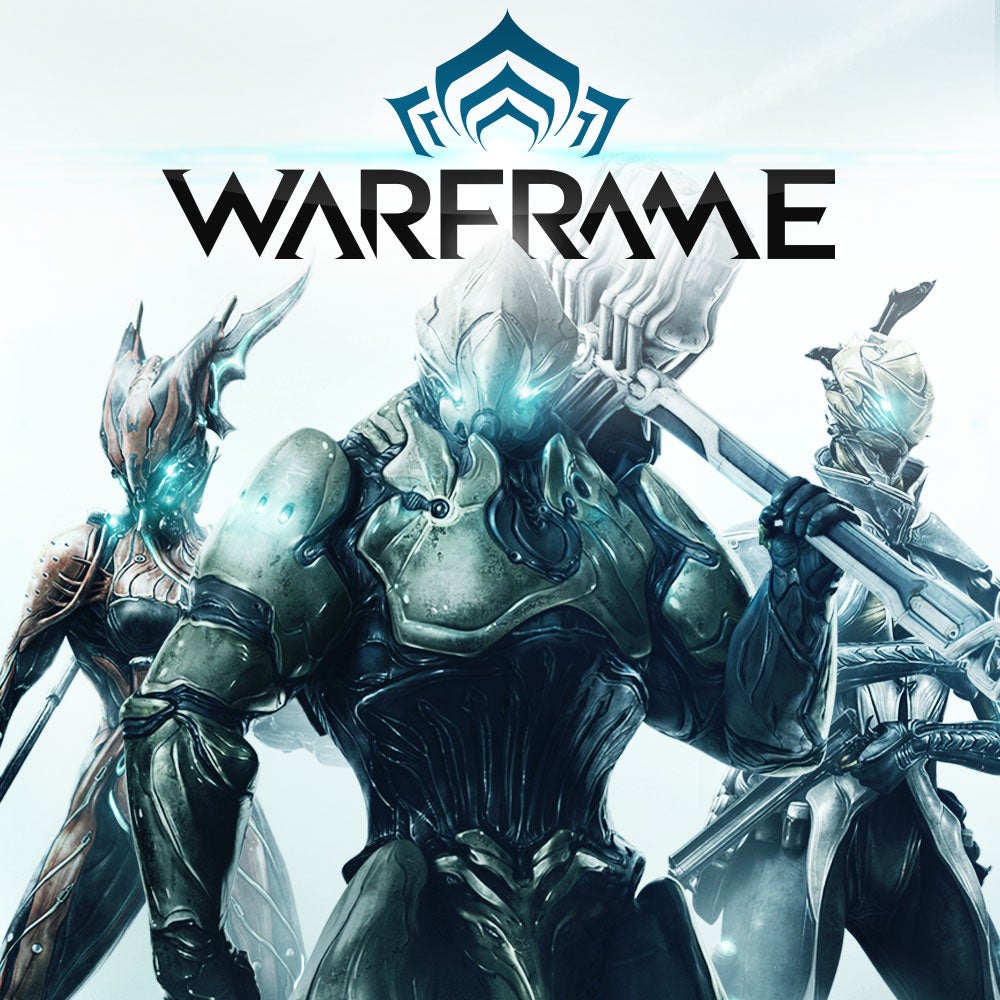 Warframe — official-style key art and gameplay scene